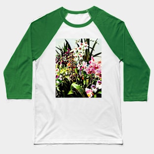 Orchids in the Garden Center Baseball T-Shirt